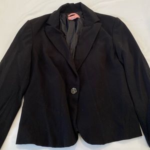 Black suit jacket